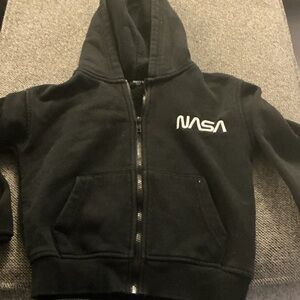 NASA .Kids Black Hoodie